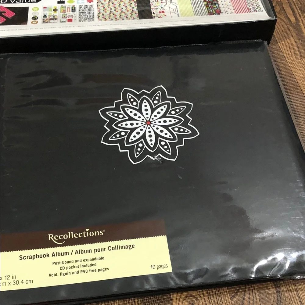 Recollections Black Album for scrapbooking Bundle. NWOT